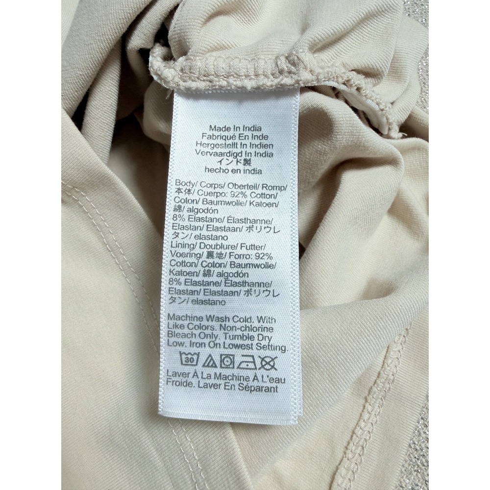 J. Crew Sz XS Off-the-Shoulder stretch cotton-blend in Ecru - Picture 3 of 5